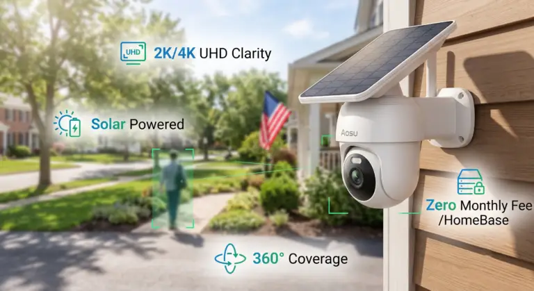 Aosu SolarCam Review: 360° Home Security with Zero Subscription Fees