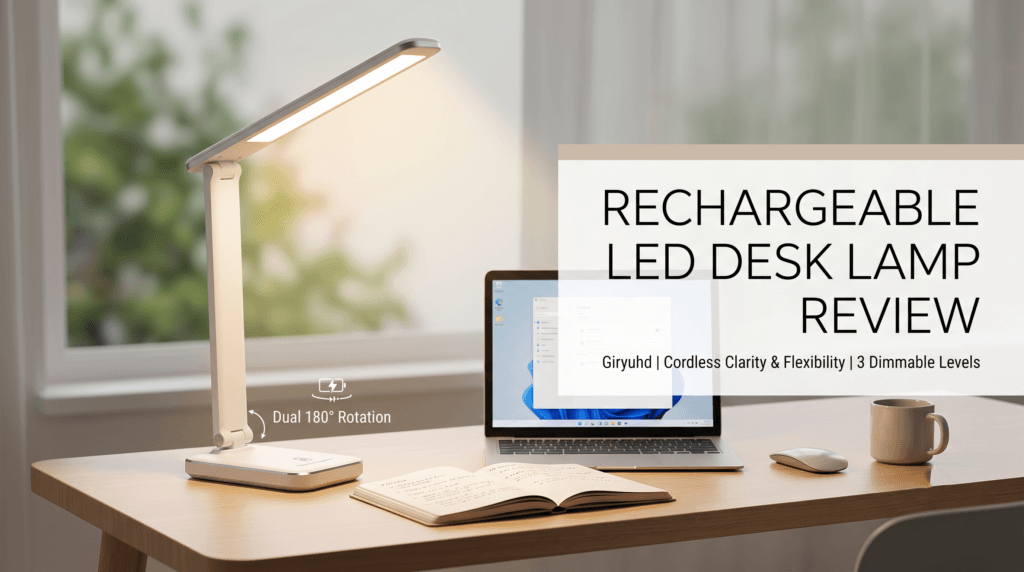 Giryuhd Foldable LED Desk Lamp Review: Ultimate Lighting Solution